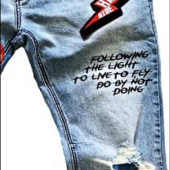 Majestic Rage of Rebellion Angel denim Jeans - Picture 5 of 6